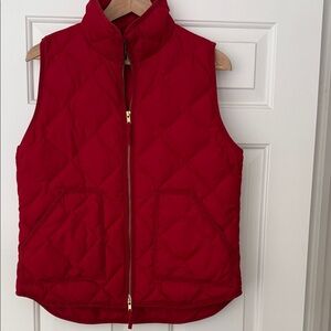 J. Crew Cherry Quilted Women's Vest